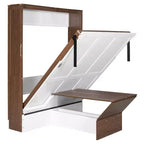 Lit escamotable GDF Studio Lawrence double avec bureau pliable