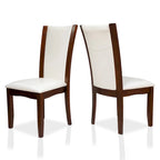Ensemble de salle à manger 7 pièces Bind en bois massif avec étagères ouvertes par Furniture of America