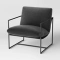 Chaise longue pliante à cadre métallique - Room Essentials